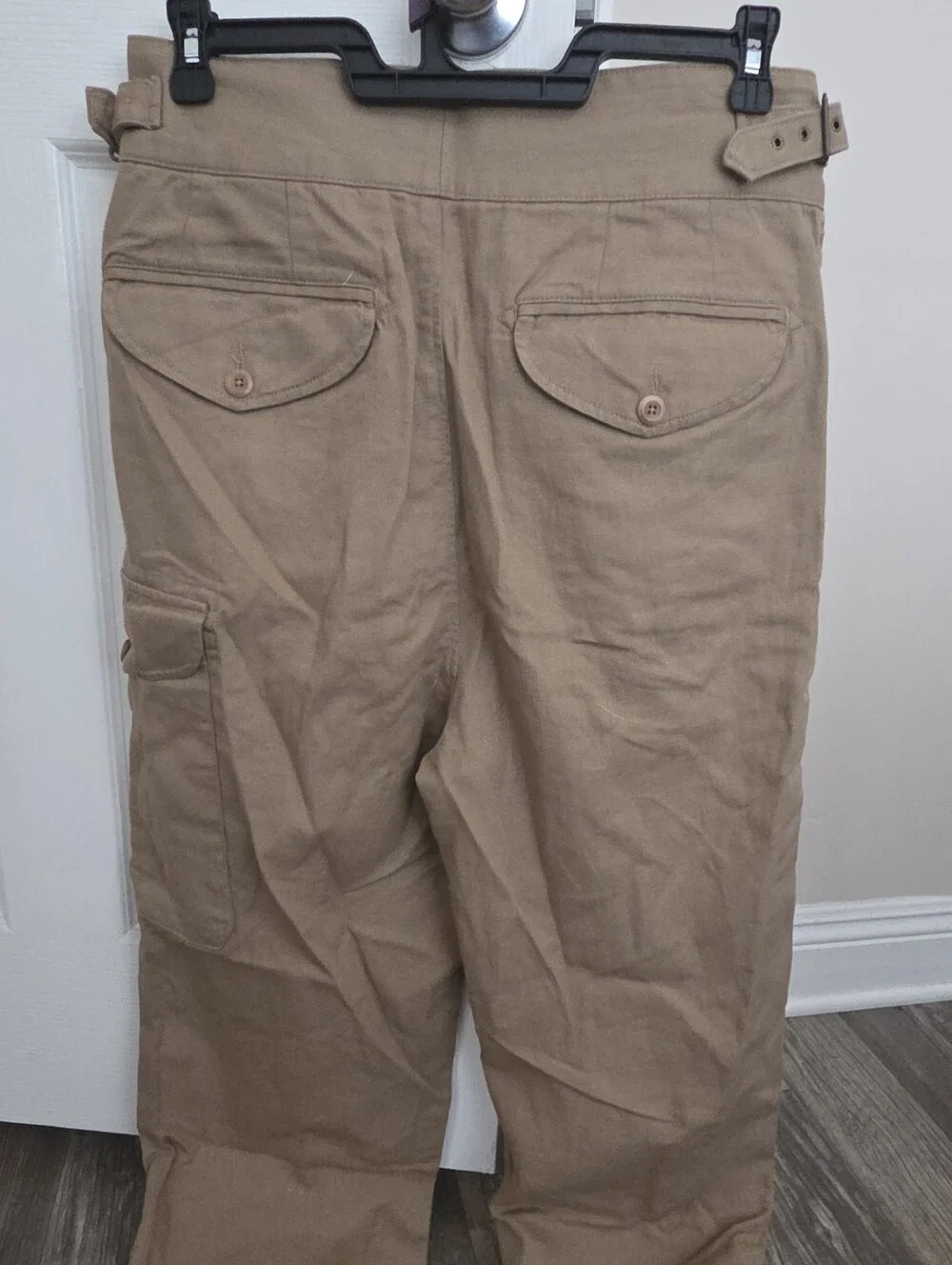 Banana Republic Adjustable Waist Wide Leg Cargo Pants